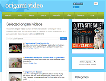 Tablet Screenshot of origamivideo.net